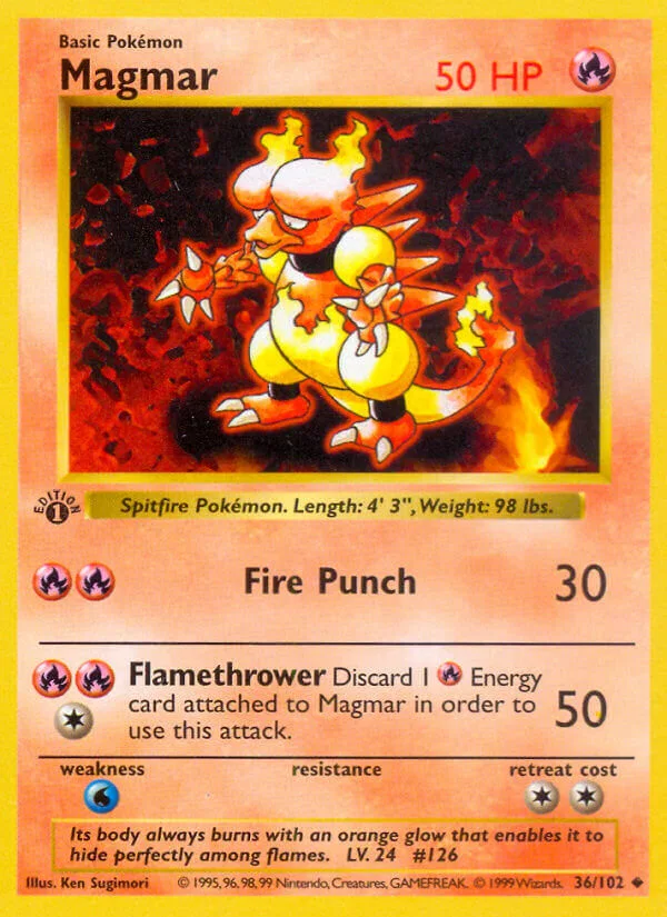 Magmar, Base Set 36/102