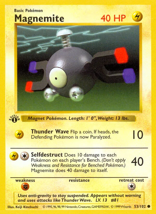 Magnemite, Base Set 53/102