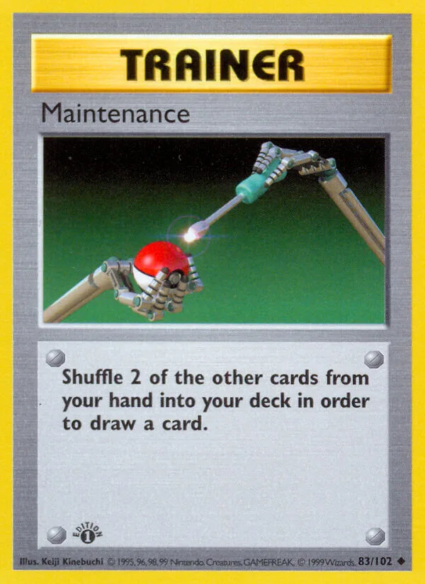 Maintenance, Base Set 83/102