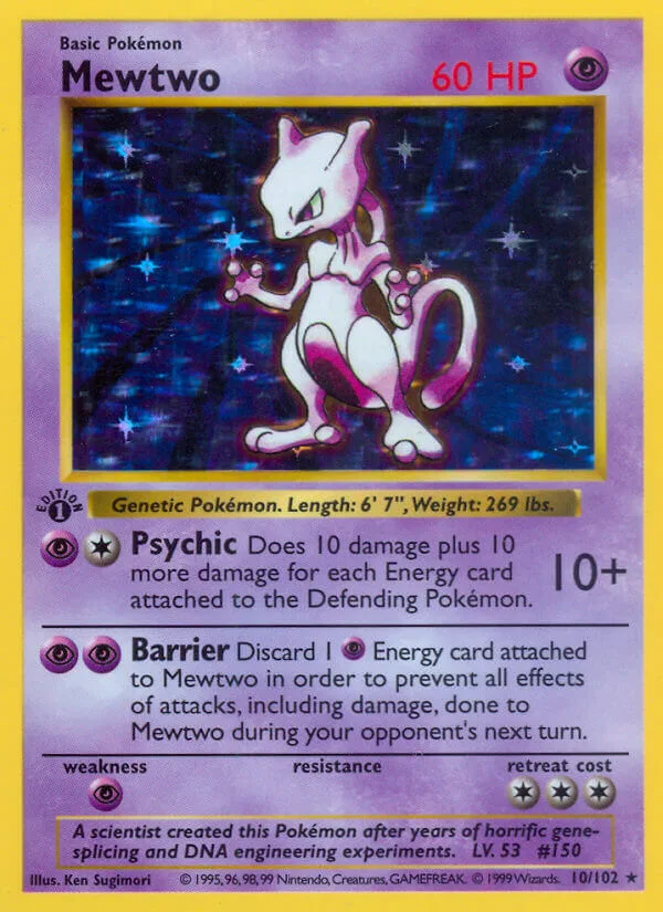 Mewtwo, Base Set 10/102