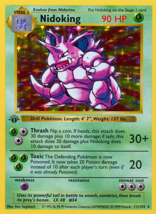 Nidoking, Base Set 11/102