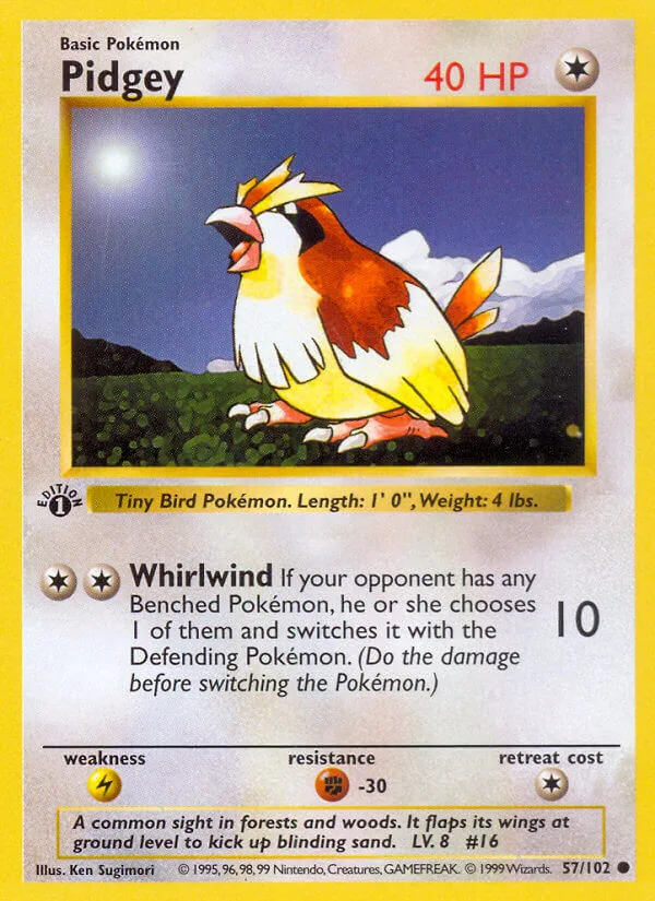 Pidgey, Base Set 57/102