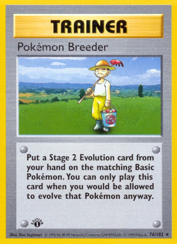 Pokémon Breeder, Base Set 76/102