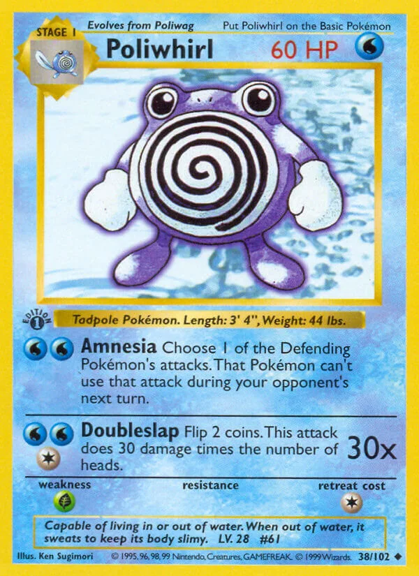 Poliwhirl, Base Set 38/102