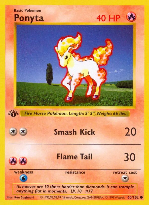 Ponyta, Base Set 60/102