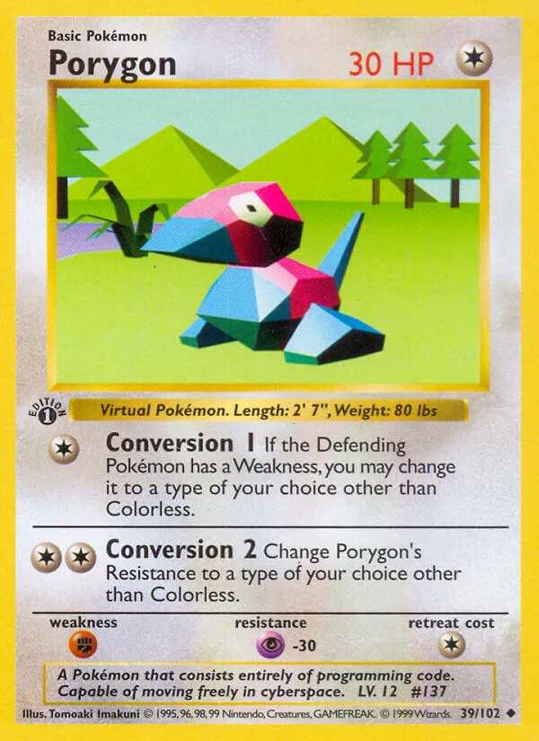 Porygon, Base Set 39/102