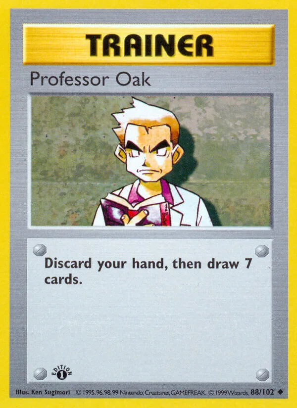 Professor Oak, Base Set 88/102