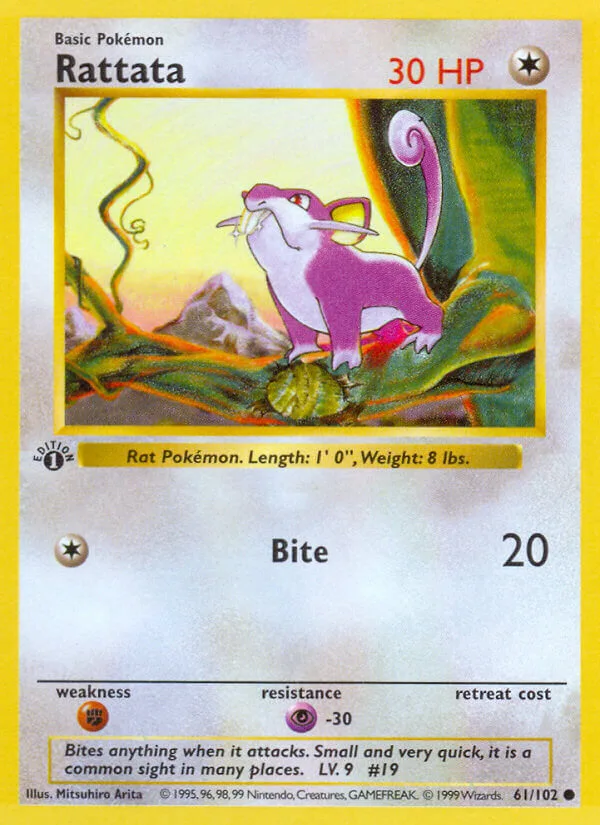 Rattata, Base Set 61/102