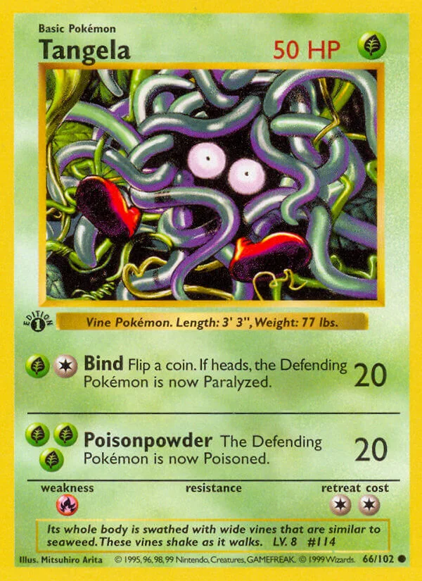 Tangela, Base Set 66/102