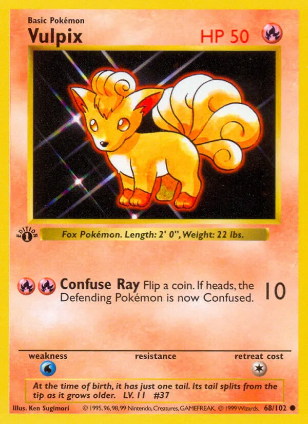 Vulpix, Base Set 68/102