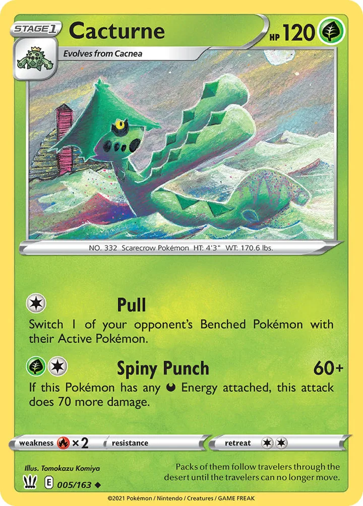 Cacturne, Battle Styles 005/163