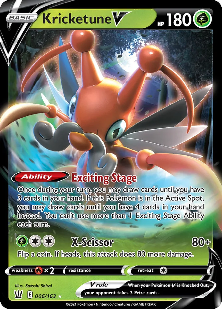 Kricketune V, Battle Styles 006/163