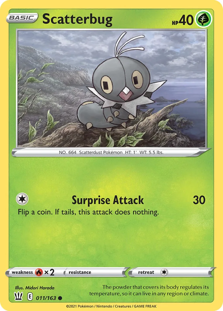 Scatterbug, Battle Styles 011/163