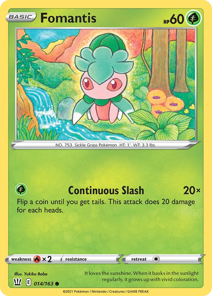 Fomantis, Battle Styles 014/163