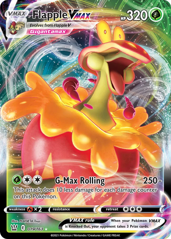 Flapple VMAX, Battle Styles 019/163