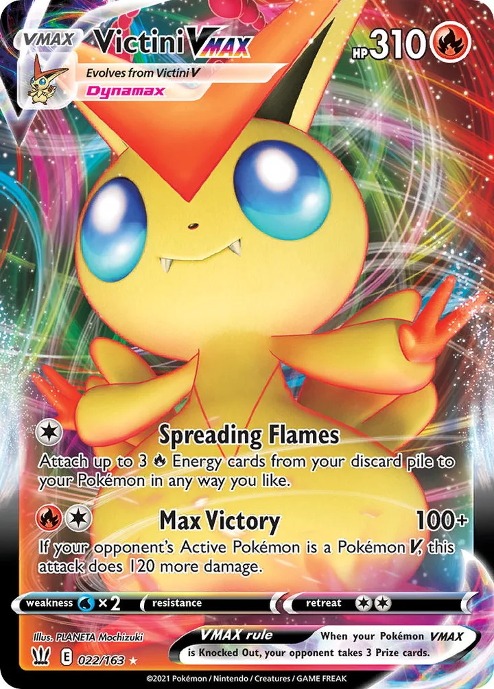 Victini VMAX, Battle Styles 022/163