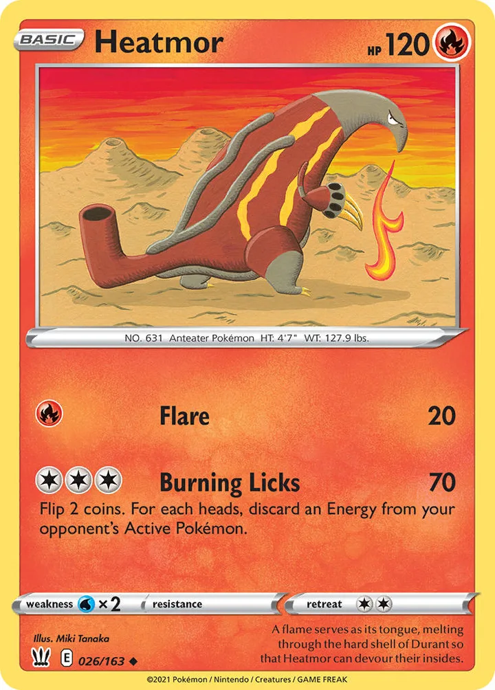 Heatmor, Battle Styles 026/163