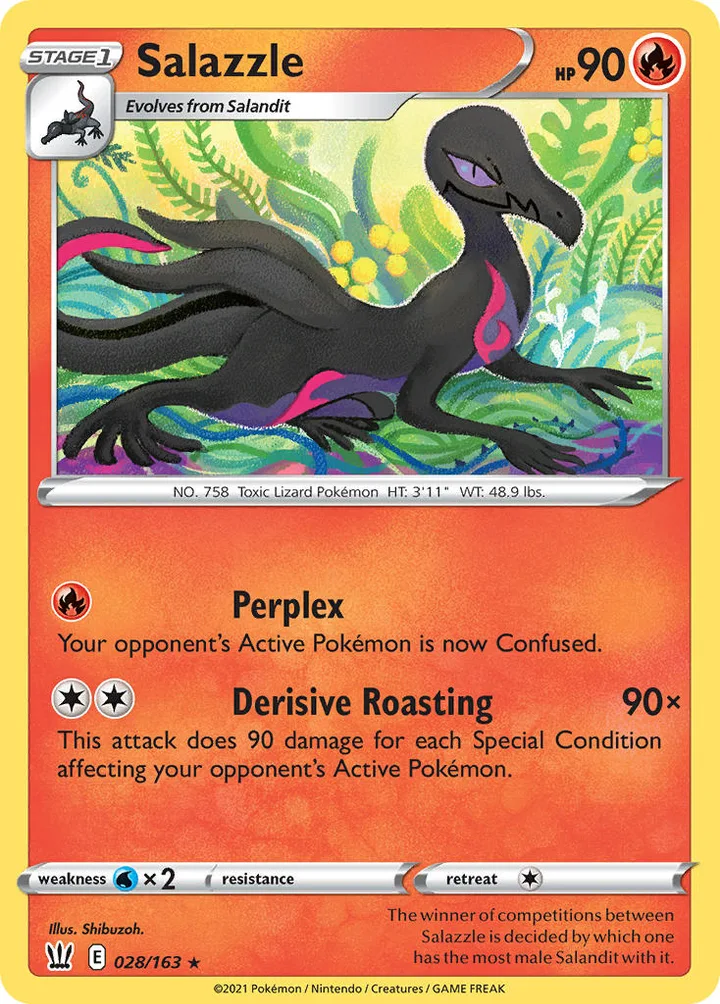 Salazzle, Battle Styles 028/163