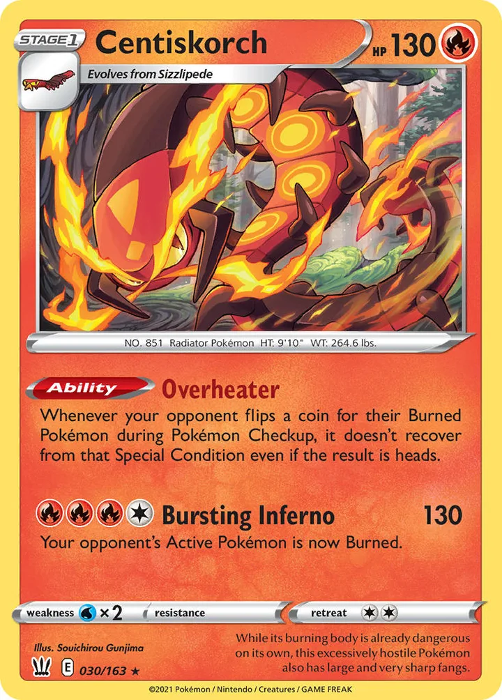 Centiskorch, Battle Styles 030/163