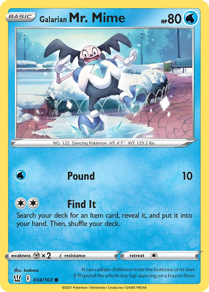 Galarian Mr. Mime, Battle Styles 034/163