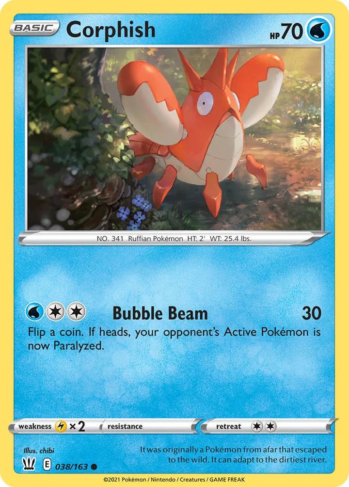 Corphish, Battle Styles 038/163