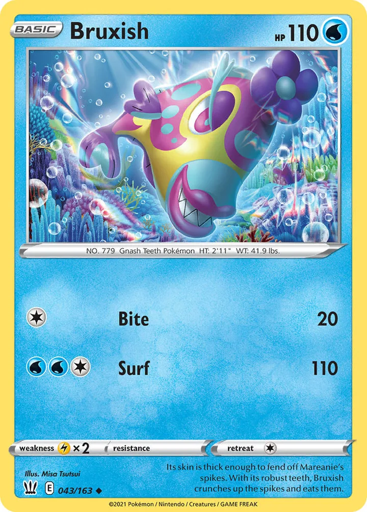Bruxish, Battle Styles 043/163