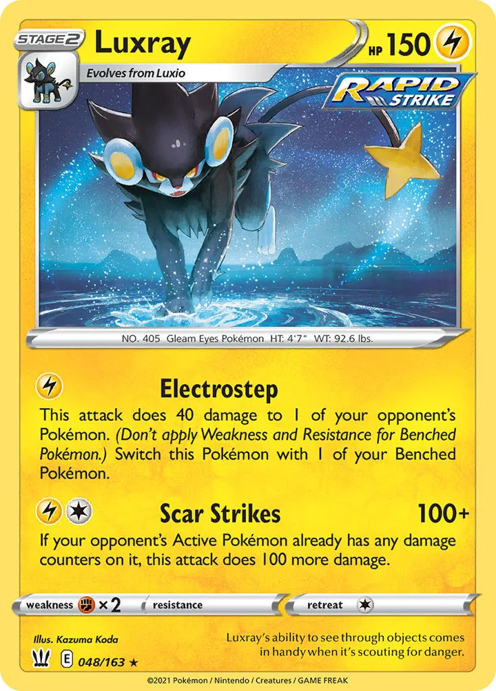 Luxray, Battle Styles 048/163