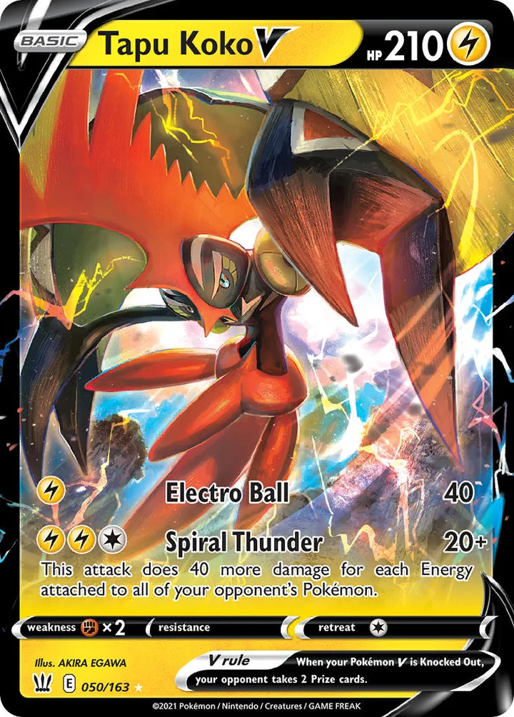 Tapu Koko V, Battle Styles 050/163