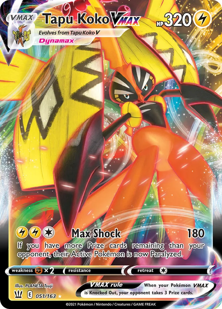 Tapu Koko VMAX, Battle Styles 051/163