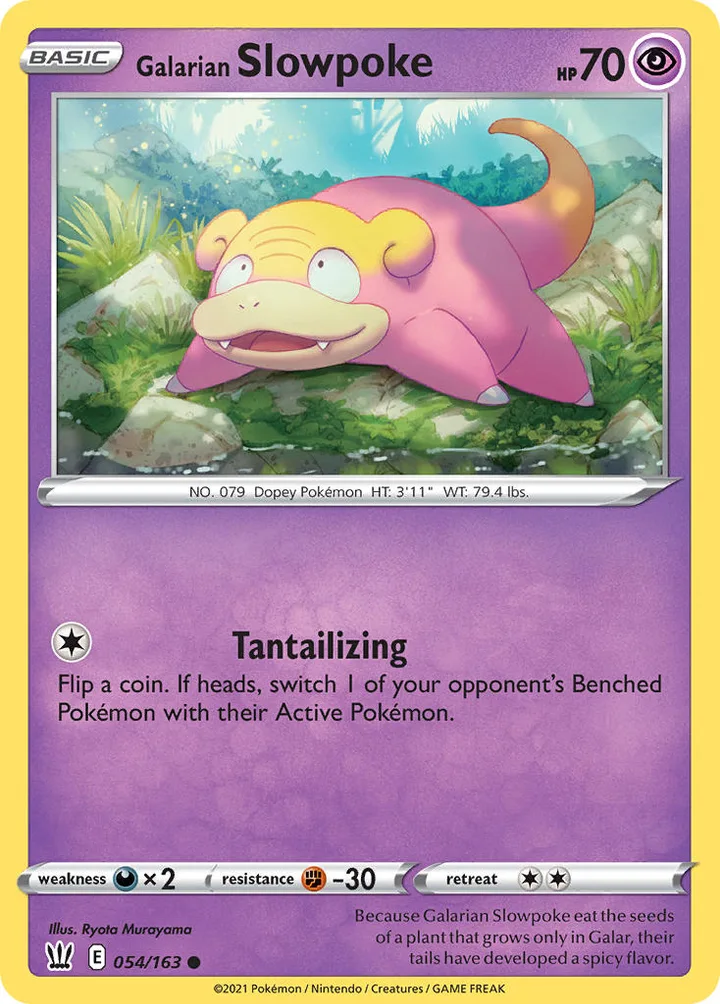 Galarian Slowpoke, Battle Styles 054/163
