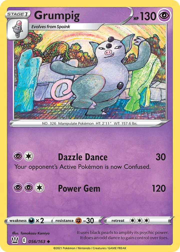 Grumpig, Battle Styles 056/163
