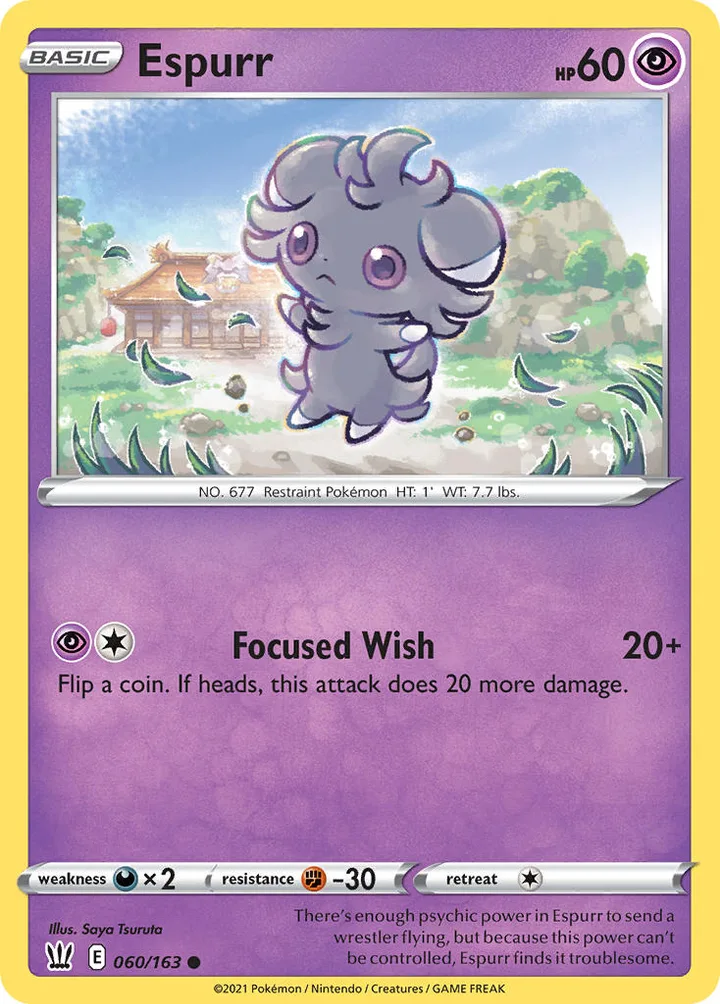 Espurr, Battle Styles 060/163