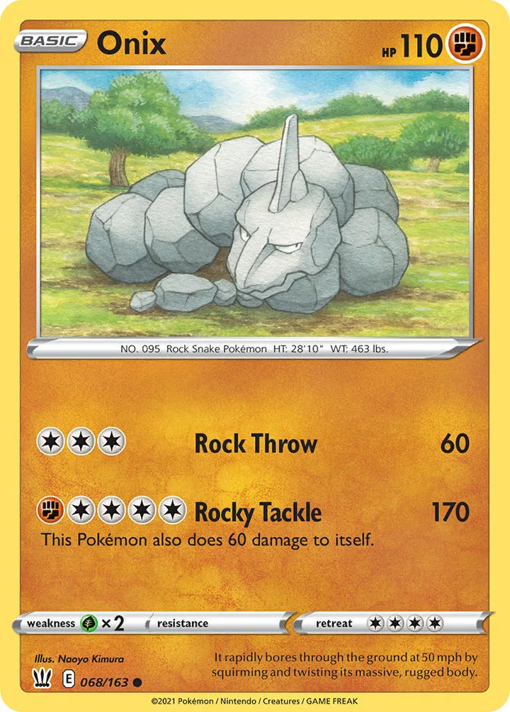 Onix, Battle Styles 068/163