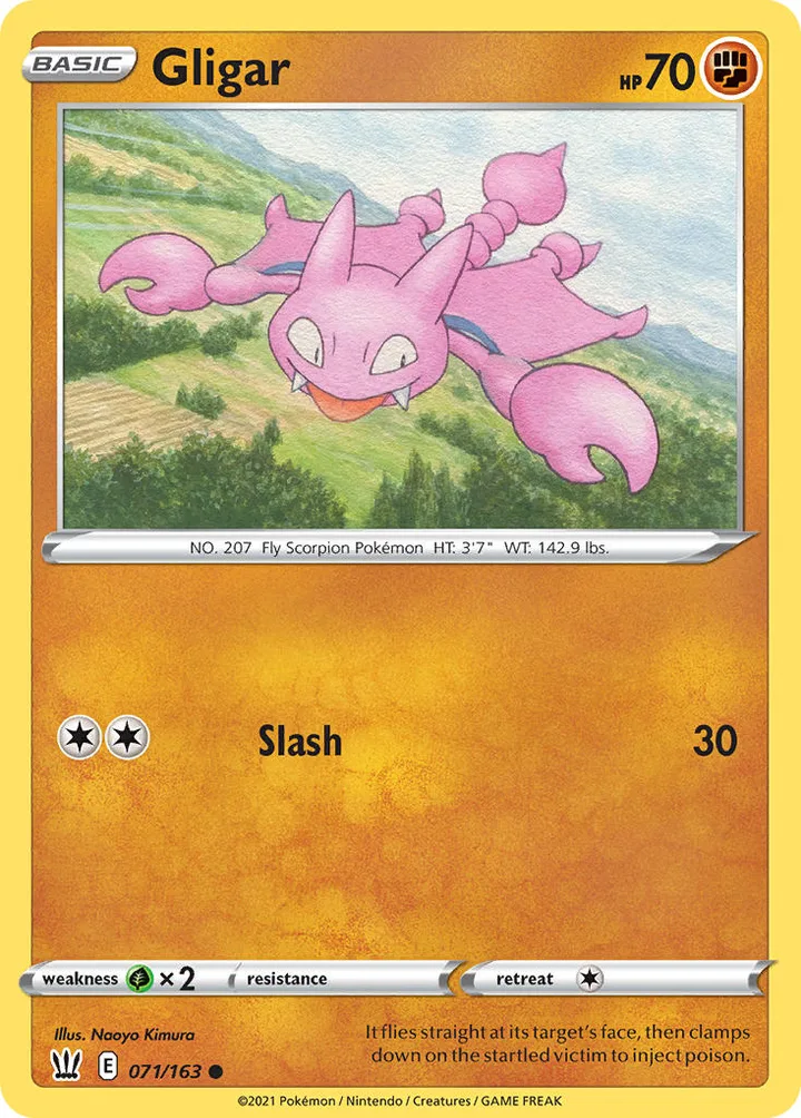 Gligar, Battle Styles 071/163