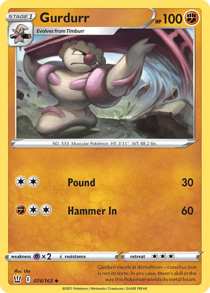 Gurdurr, Battle Styles 074/163