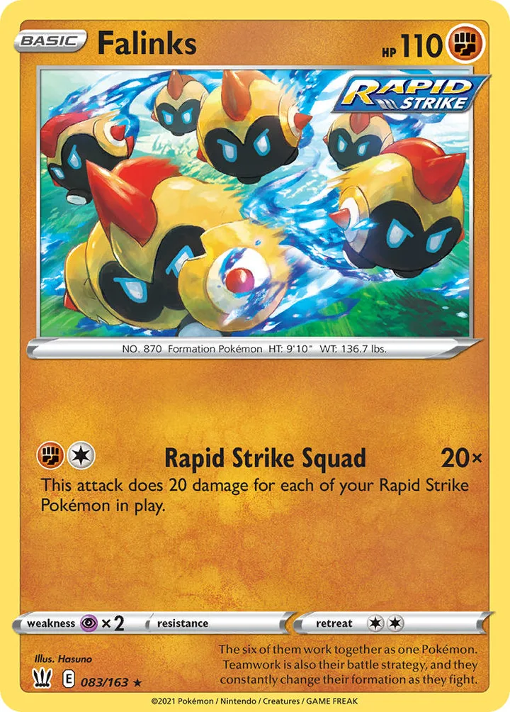 Falinks, Battle Styles 083/163