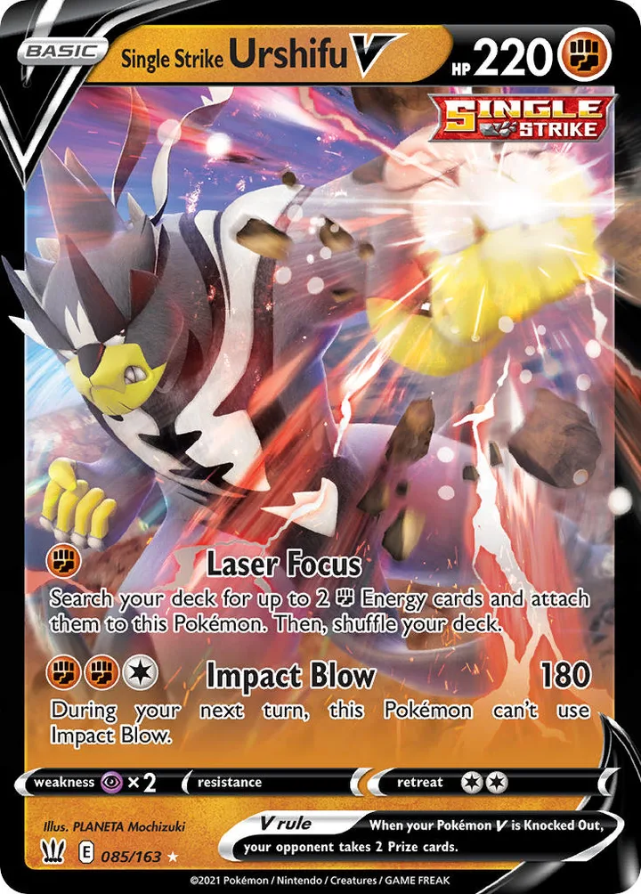 Single Strike Urshifu V, Battle Styles 085/163