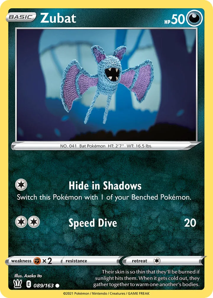 Zubat, Battle Styles 089/163