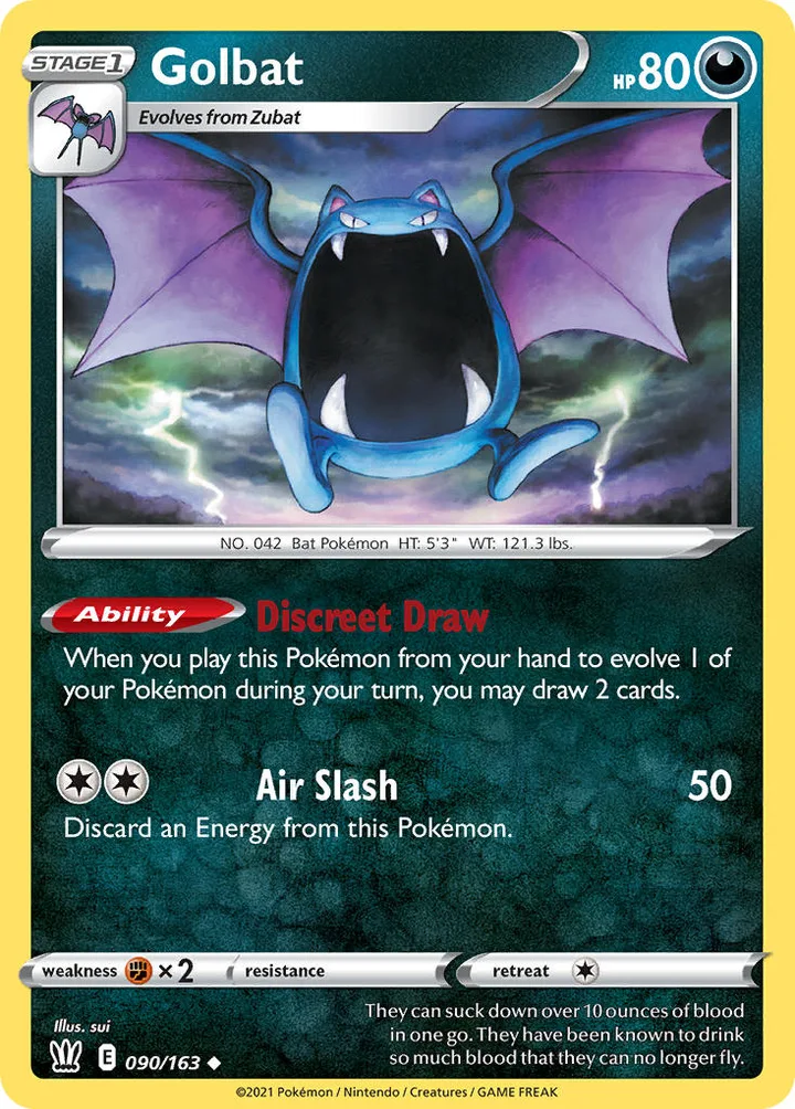 Golbat, Battle Styles 090/163
