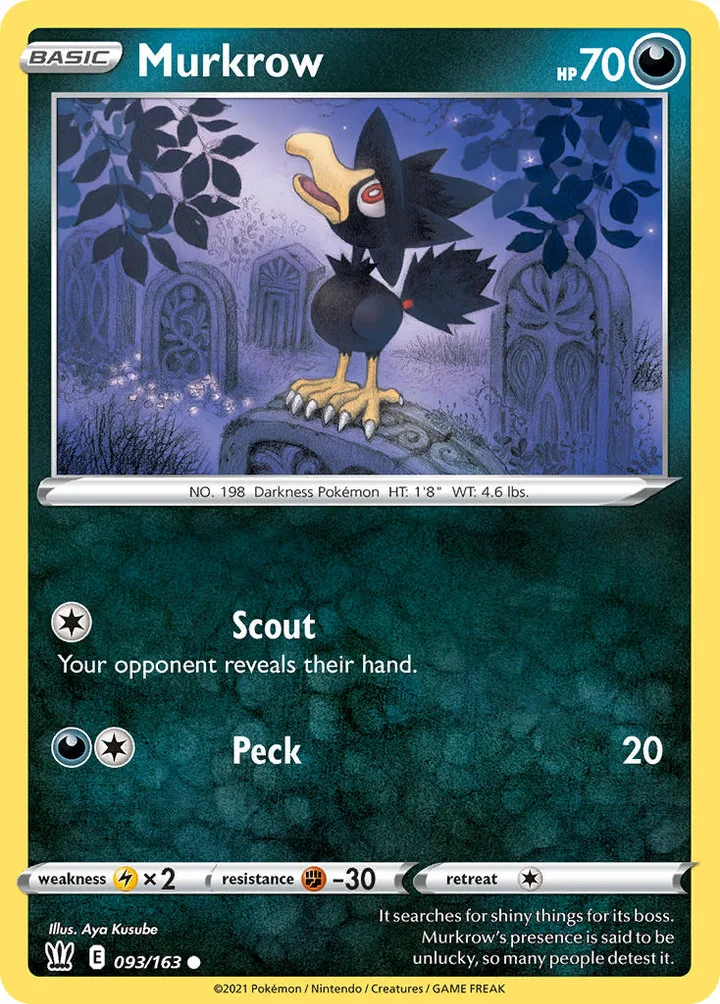 Murkrow, Battle Styles 093/163