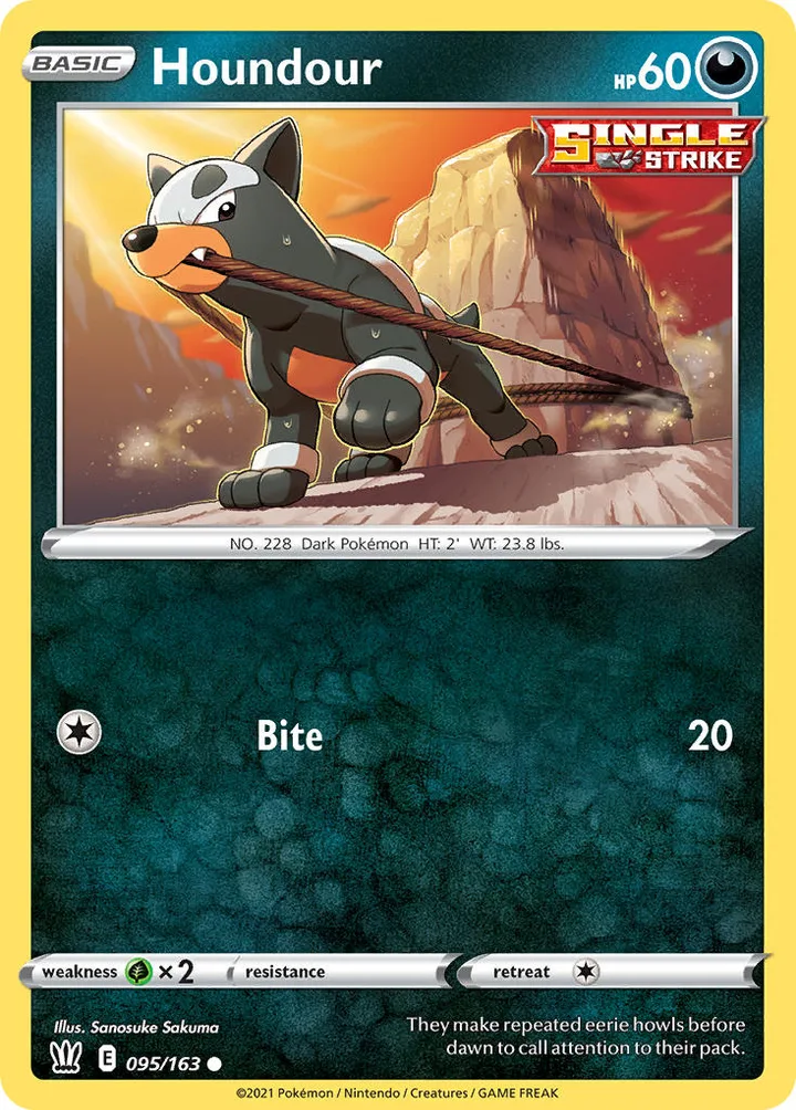 Houndour, Battle Styles 095/163