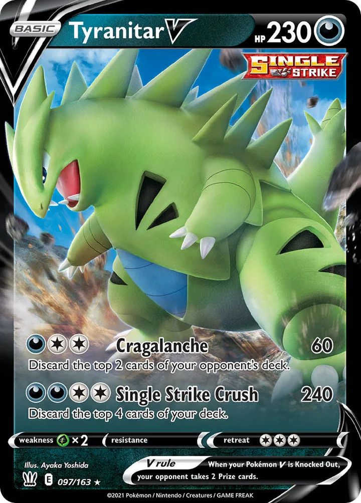 Tyranitar V, Battle Styles 097/163