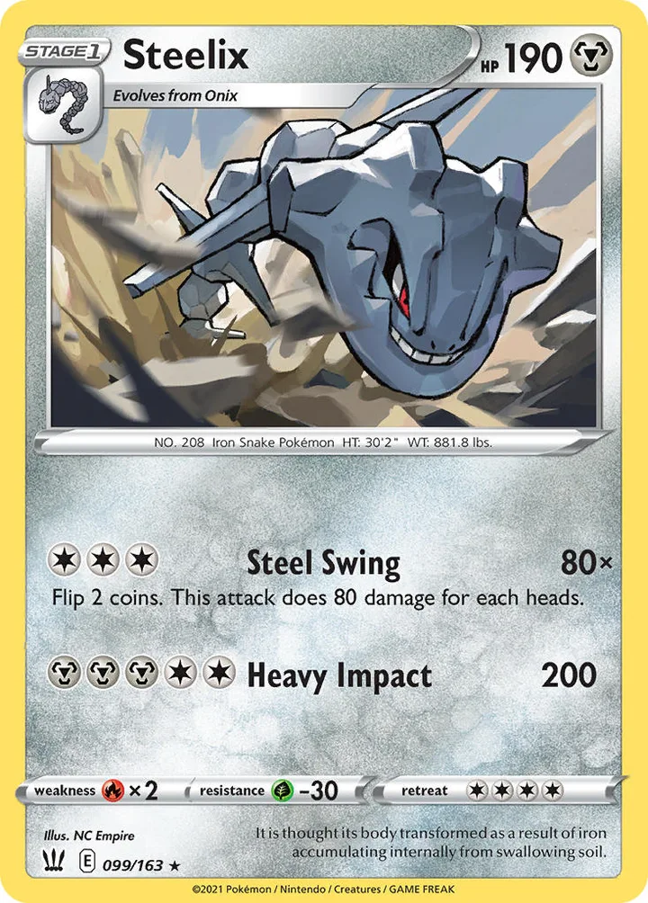 Steelix, Battle Styles 099/163