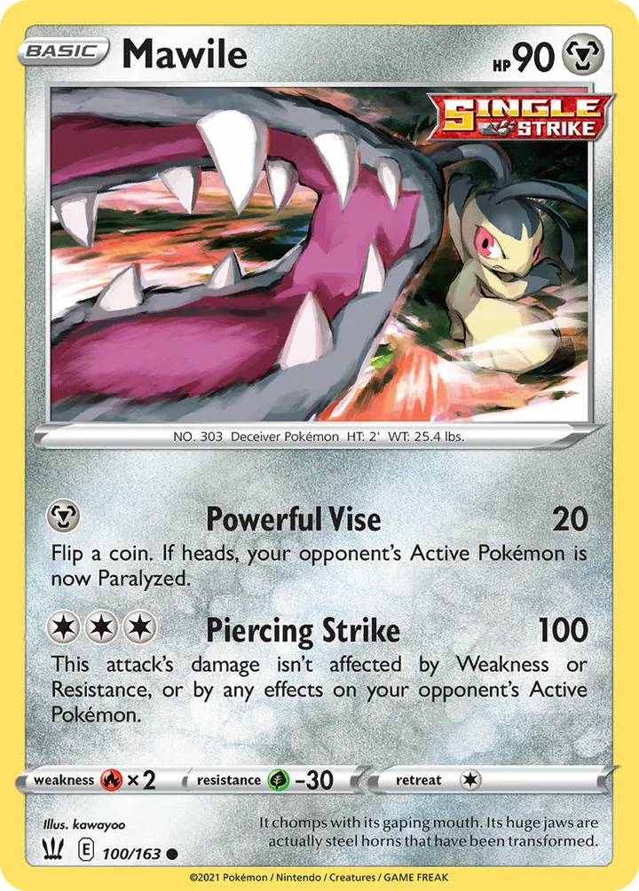 Mawile, Battle Styles 100/163