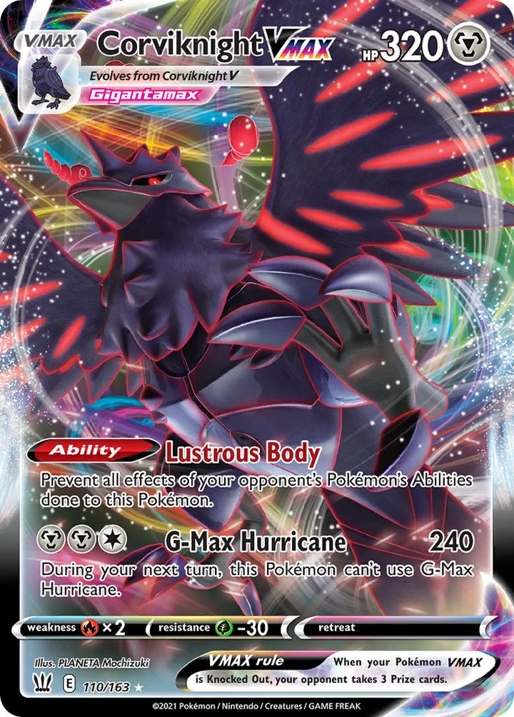 Corviknight VMAX, Battle Styles 110/163