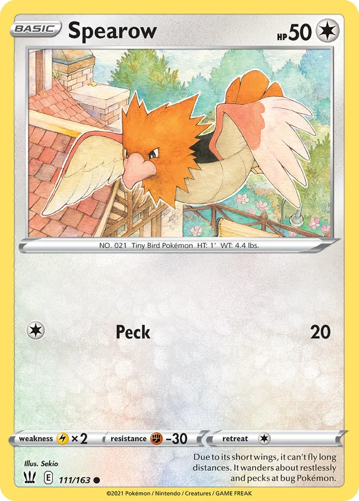 Spearow, Battle Styles 111/163