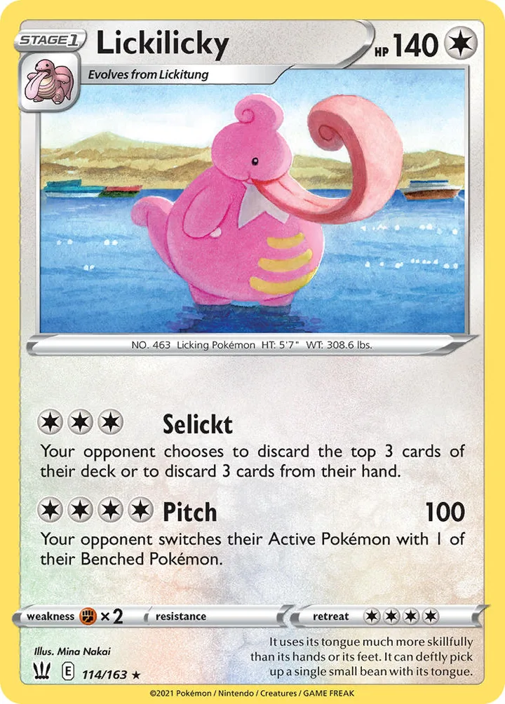 Lickilicky, Battle Styles 114/163