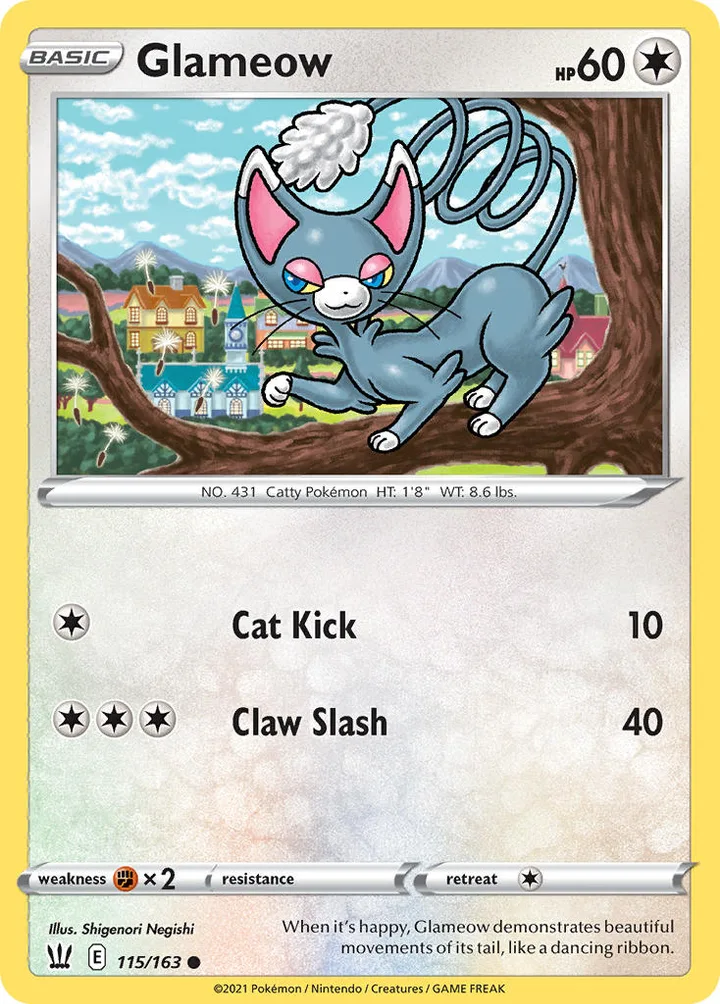 Glameow, Battle Styles 115/163