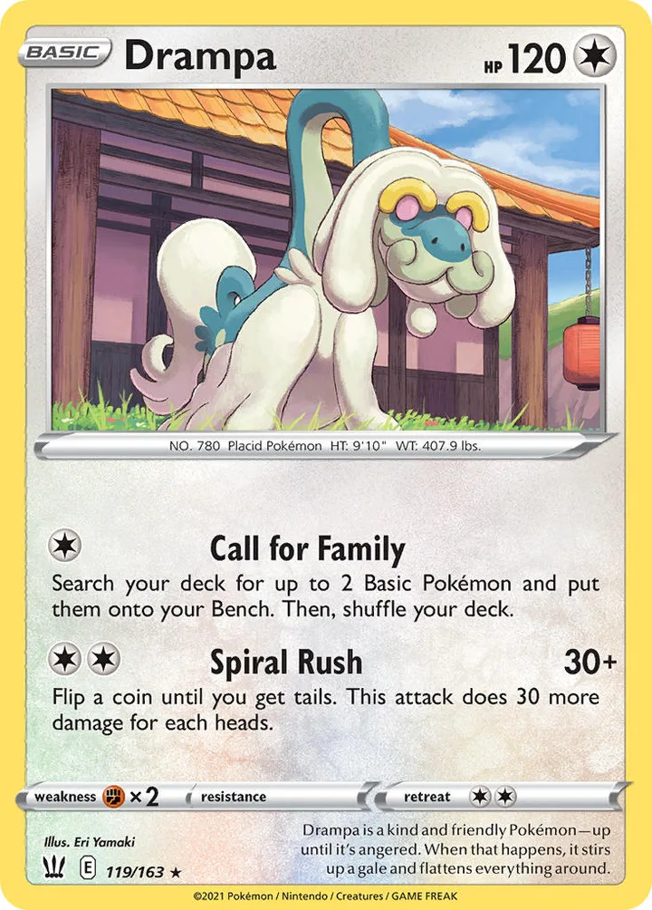 Drampa, Battle Styles 119/163