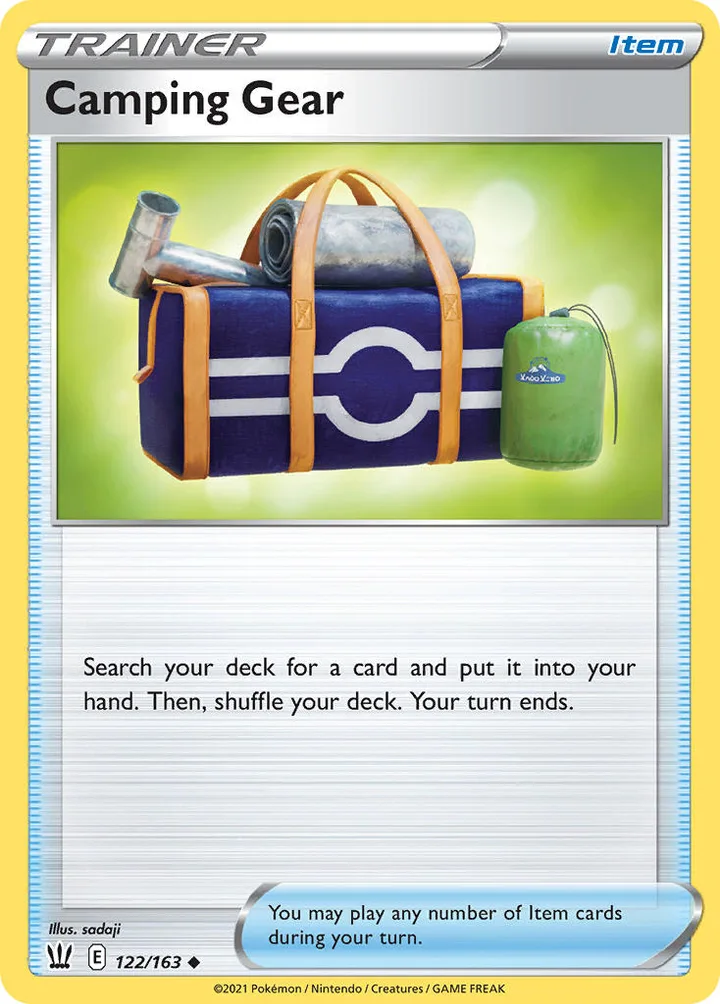 Camping Gear, Battle Styles 122/163
